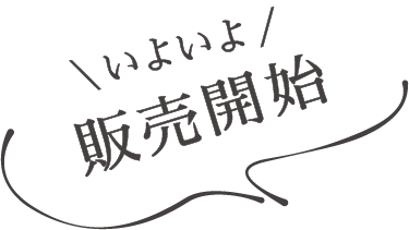 いよいよ販売開始